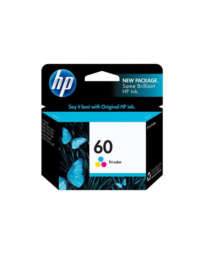 HP 60  4 ml  color cyan magenta yellow  original  ink cartridg