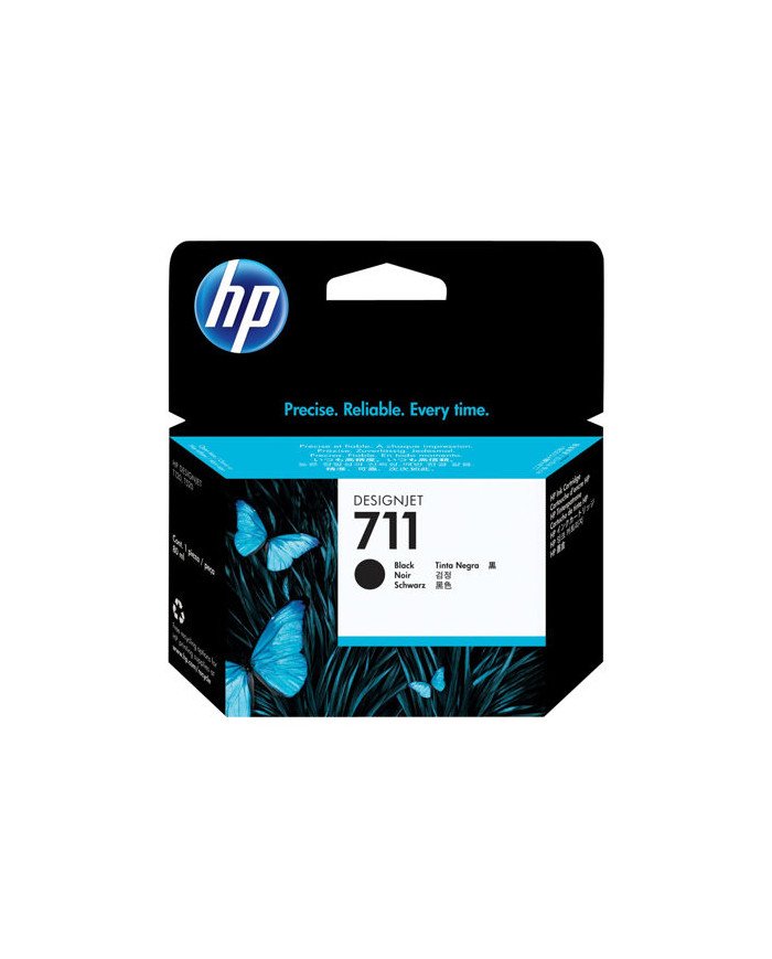 HP 711  80 ml  black  original  ink cartridge  for DesignJet T100