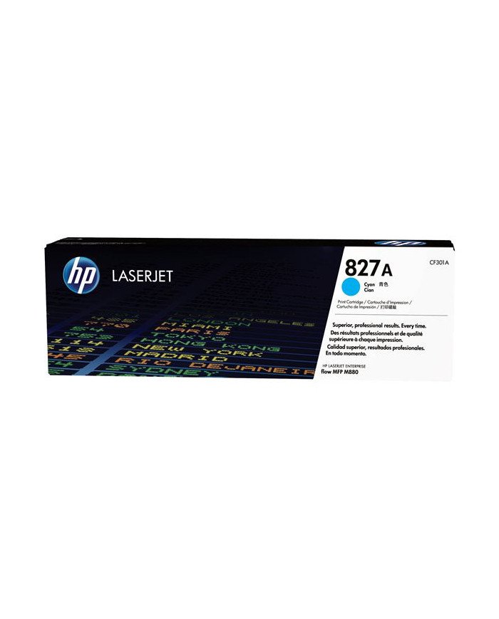HP 827A  Cyan  original  LaserJet  toner cartridge CF301A  for 