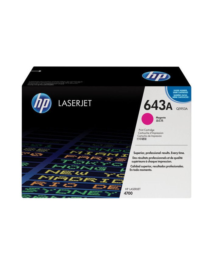 HP 643A  Magenta  original  LaserJet  toner cartridge Q5953A  f