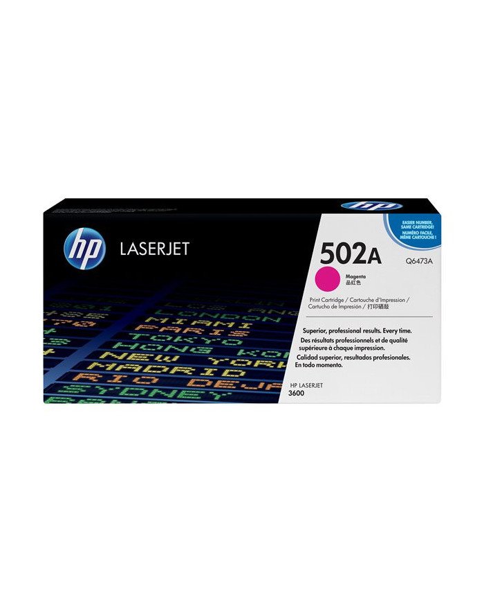 HP 502A  Magenta  original  LaserJet  toner cartridge Q6473A  f