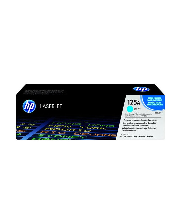 HP 125A  Cyan  original  LaserJet  toner cartridge CB541A  for 
