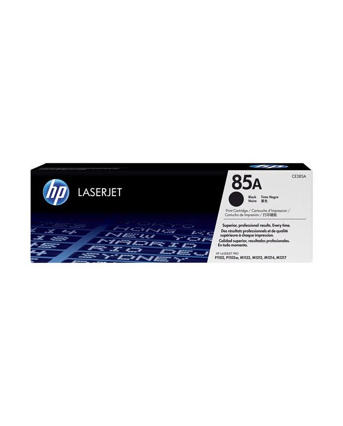 HP 85A  Black  original  LaserJet  toner cartridge CE285A  for 