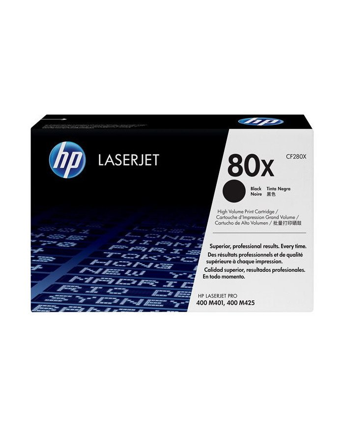 HP 80X  High Yield  black  original  LaserJet  toner cartridge C