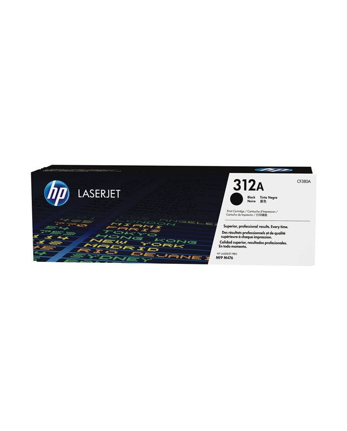 HP 312A  Black  original  LaserJet  toner cartridge CF380A  for