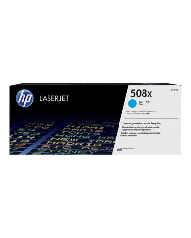 HP 508X  High Yield  cyan  original  LaserJet  toner cartridge C