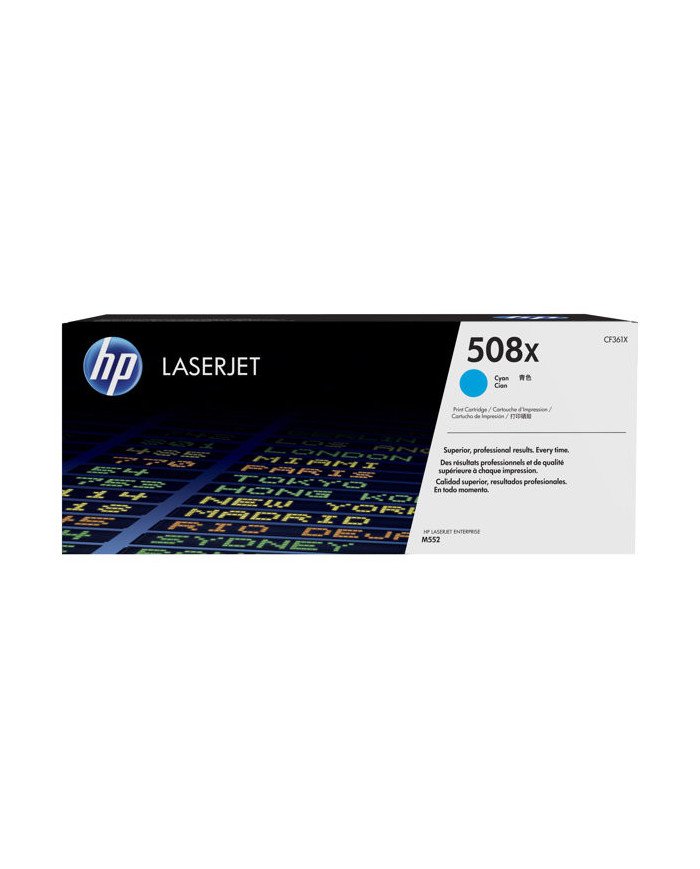 HP 508X  High Yield  cyan  original  LaserJet  toner cartridge C
