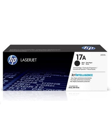HP 17A  Black  original  LaserJet  toner cartridge CF217A  for 