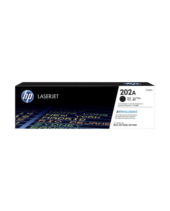 HP 202A  Black  original  LaserJet  toner cartridge CF500A  for