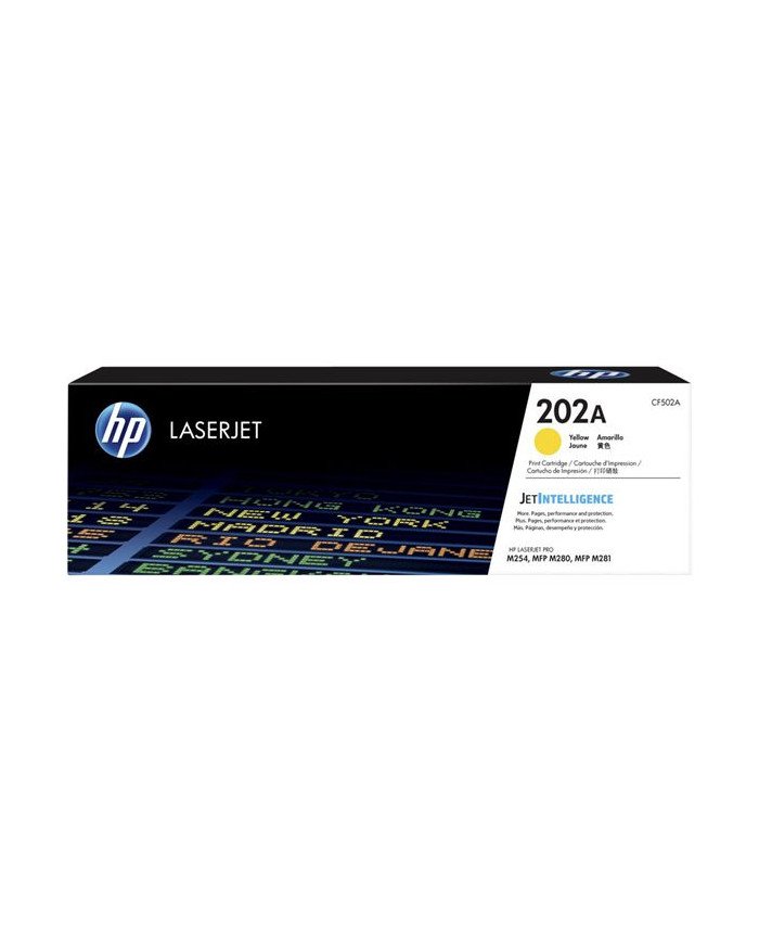 HP 202A  Yellow  original  LaserJet  toner cartridge CF502A  fo
