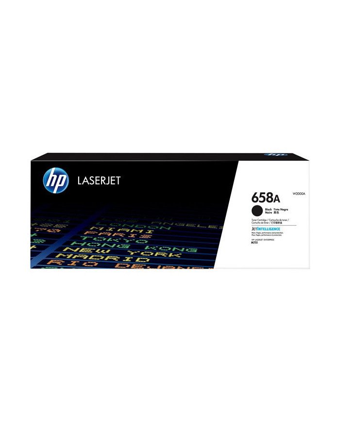 HP 658A  Black  original  LaserJet  toner cartridge W2000A  for