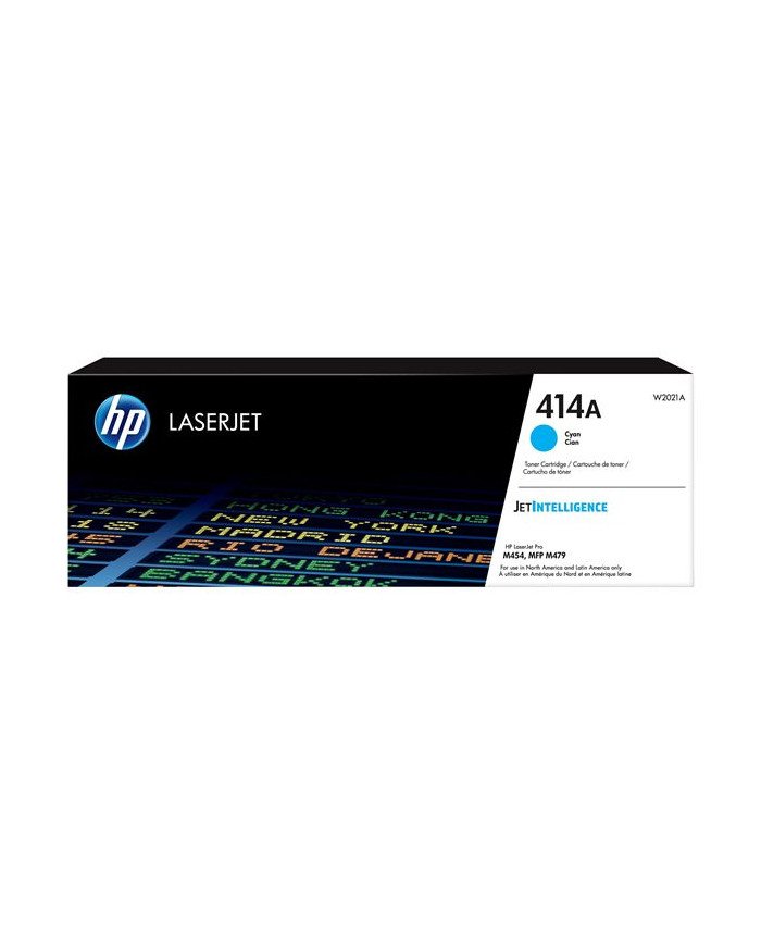 HP 414A  Cyan  original  LaserJet  toner cartridge W2021A  for 