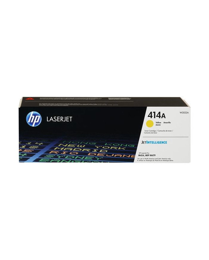 HP 414A  Yellow  original  LaserJet  toner cartridge W2022A  fo