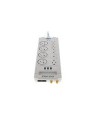 Forza  Surge protector  AC 110220 V  11 Outlets  NEMA 3USB 5ft WH