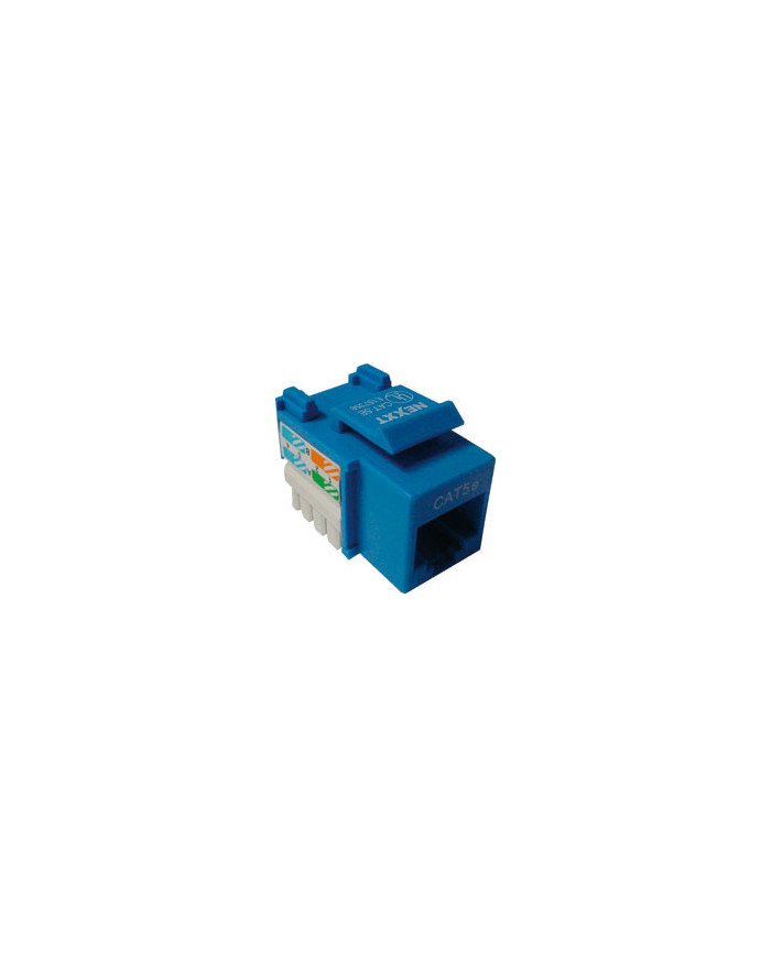 Nexxt  Modular insert  RJ45  blue  1 port