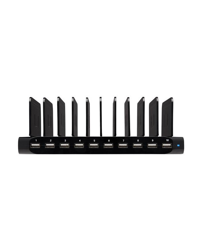 Tripp Lite 10Port USB Charging Station Hub w Adjustable Storage Table