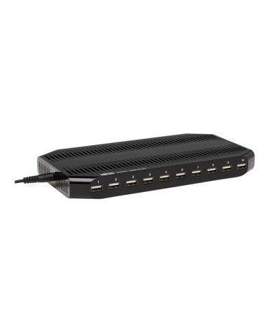 Tripp Lite 10Port USB Charging Station Hub w Adjustable Storage Table