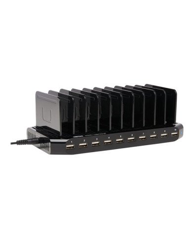 Tripp Lite 10Port USB Charging Station Hub w Adjustable Storage Table