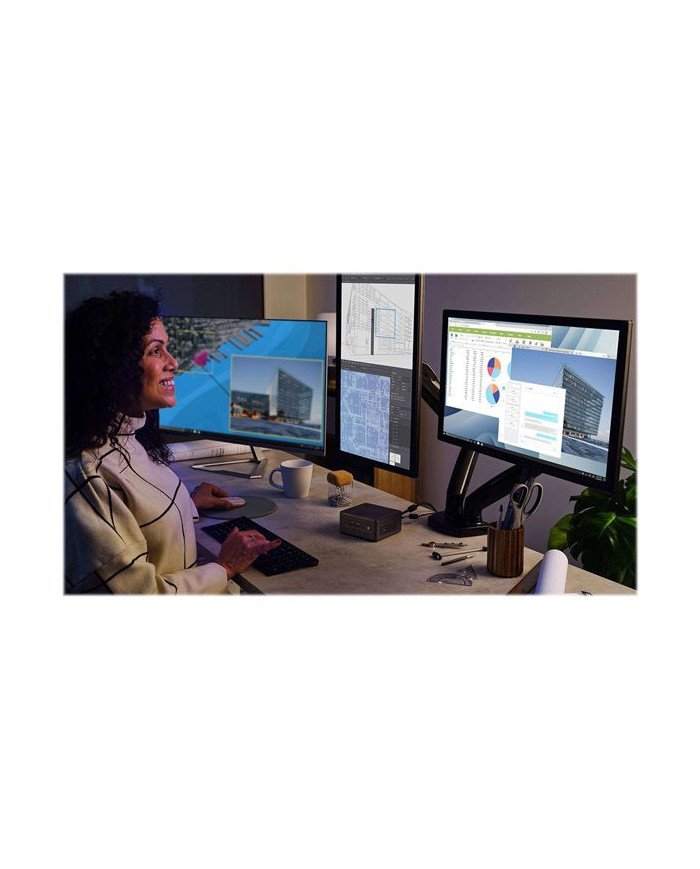 Intel NUC12WSHi3  PC barebone  Core i3  US AC Cord