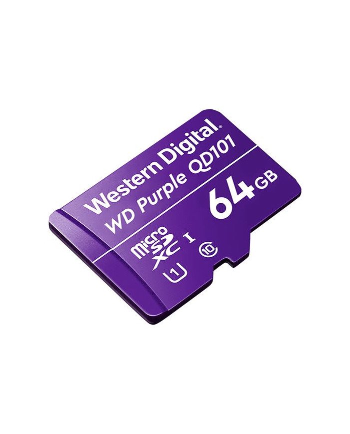 WD Purple SC QD101 WDD064G1P0C  Flash memory card  64 GB  UHSI U1 