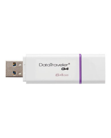 Kingston DataTraveler G4  USB flash drive  64 GB  USB 30  violet