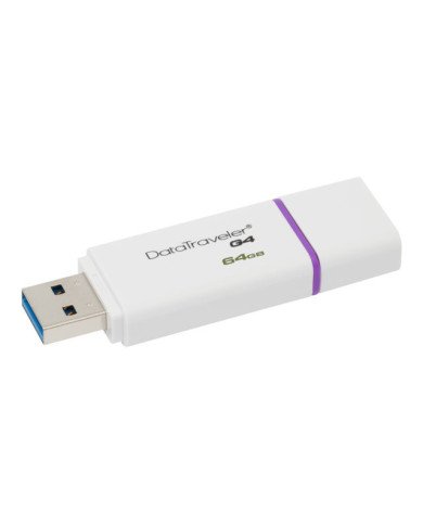 Kingston DataTraveler G4  USB flash drive  64 GB  USB 30  violet