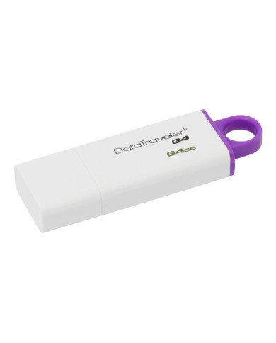 Kingston DataTraveler G4  USB flash drive  64 GB  USB 30  violet