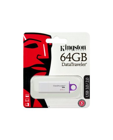 Kingston DataTraveler G4  USB flash drive  64 GB  USB 30  violet