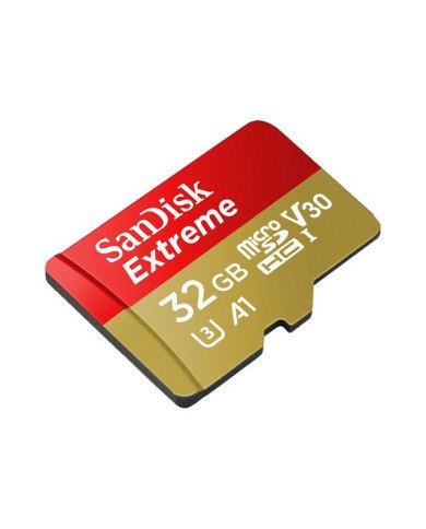 SanDisk Extreme  Flash memory card microSDHC to SD adapter included