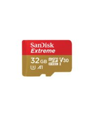 SanDisk Extreme  Flash memory card microSDHC to SD adapter included