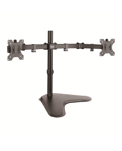 Klip Xtreme KPM311  Stand  for 2 LCD displays  plastic highgrade