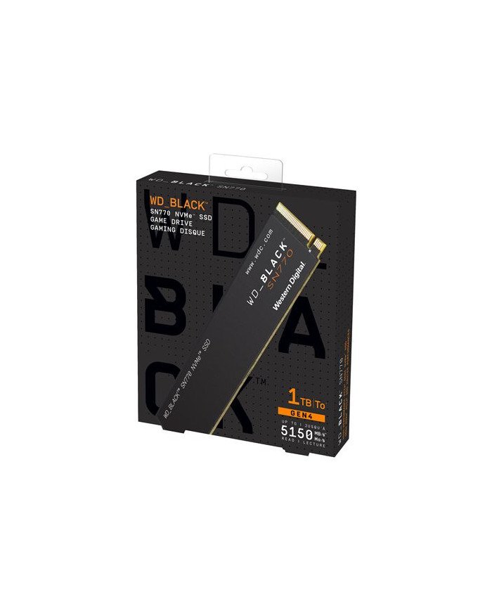 WDBLACK SN770 WDS100T3X0E  SSD  1 TB  internal  M2 2280  PCIe 4