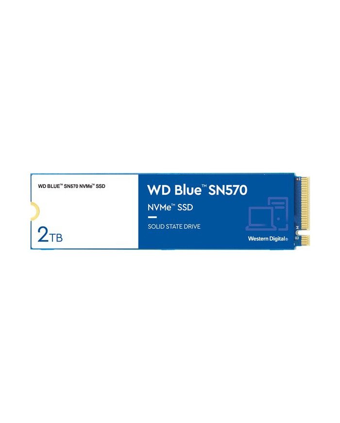 WD Blue SN570 NVMe SSD WDS200T3B0C  SSD  2 TB  internal  M2 2280 