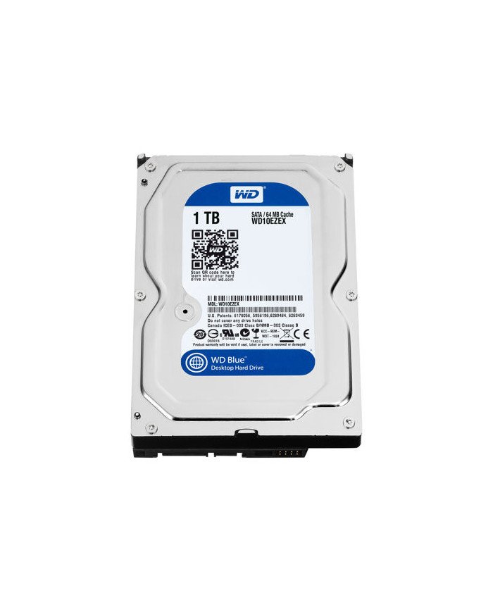 WD Blue WD10EZEX  Hard drive  1 TB  internal  35  SATA 6Gbs  
