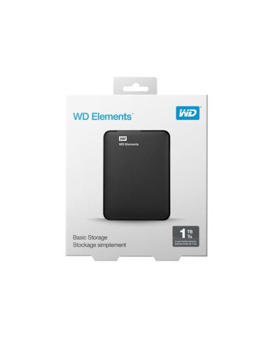 WD Elements Portable WDBUZG0010BBK  Hard drive  1 TB  external por