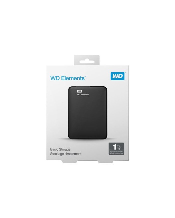 WD Elements Portable WDBUZG0010BBK  Hard drive  1 TB  external por