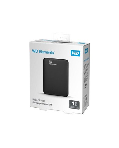 WD Elements Portable WDBUZG0010BBK  Hard drive  1 TB  external por