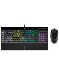 Corsair Memory  Keyboard and mouse set  Spanish  Wired  USB  Alum
