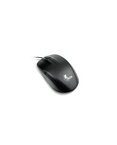 Xtech  Mouse  USB  Wired  All black  3D 3button XTM205   1000d