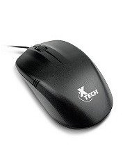 Xtech  Mouse  USB  Wired  All black  3D 3button XTM205   1000d