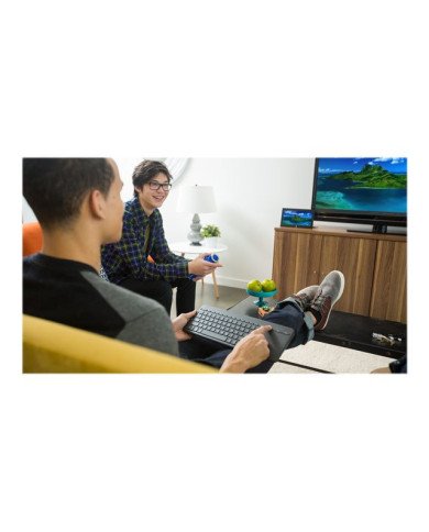 Teclado Microsoft AllinOne Media  Keyboard  wireless  24 GHz  Spanish