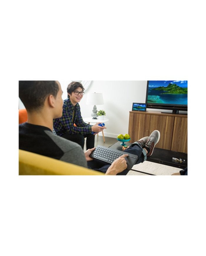 Teclado Microsoft AllinOne Media  Keyboard  wireless  24 GHz  Spanish