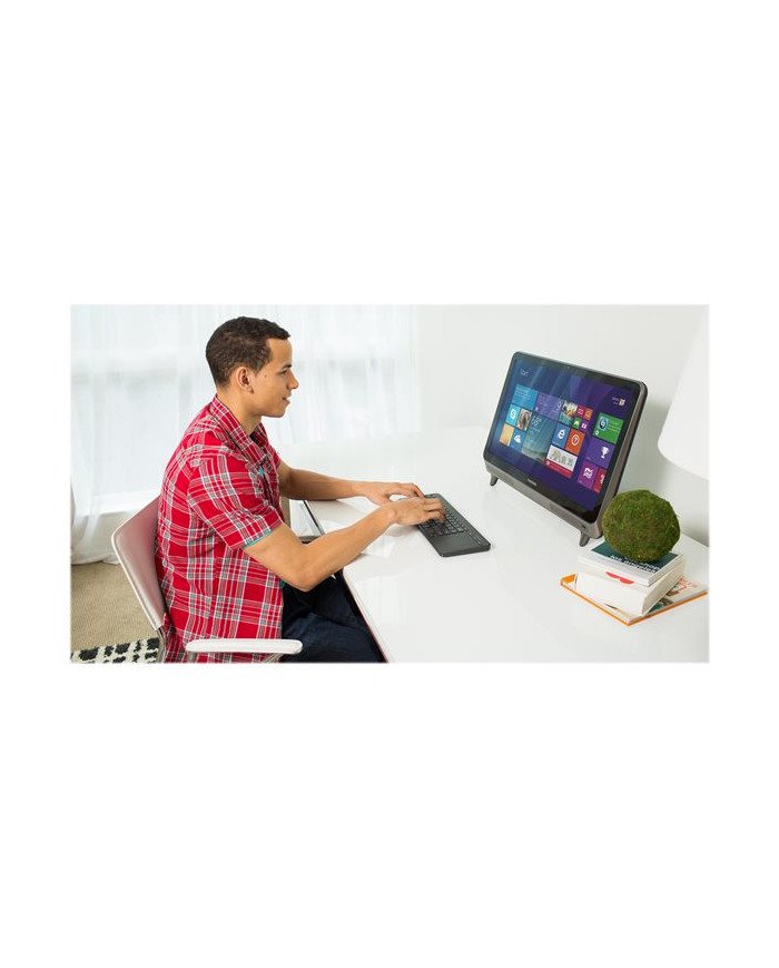 Teclado Microsoft AllinOne Media  Keyboard  wireless  24 GHz  Spanish