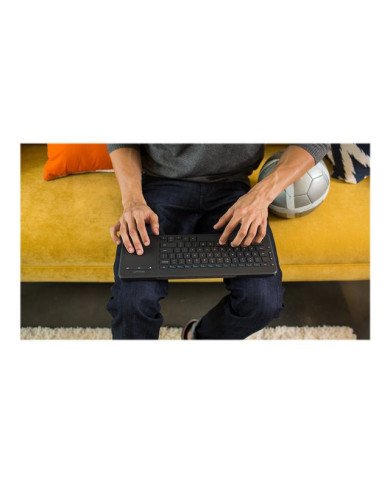 Teclado Microsoft AllinOne Media  Keyboard  wireless  24 GHz  Spanish