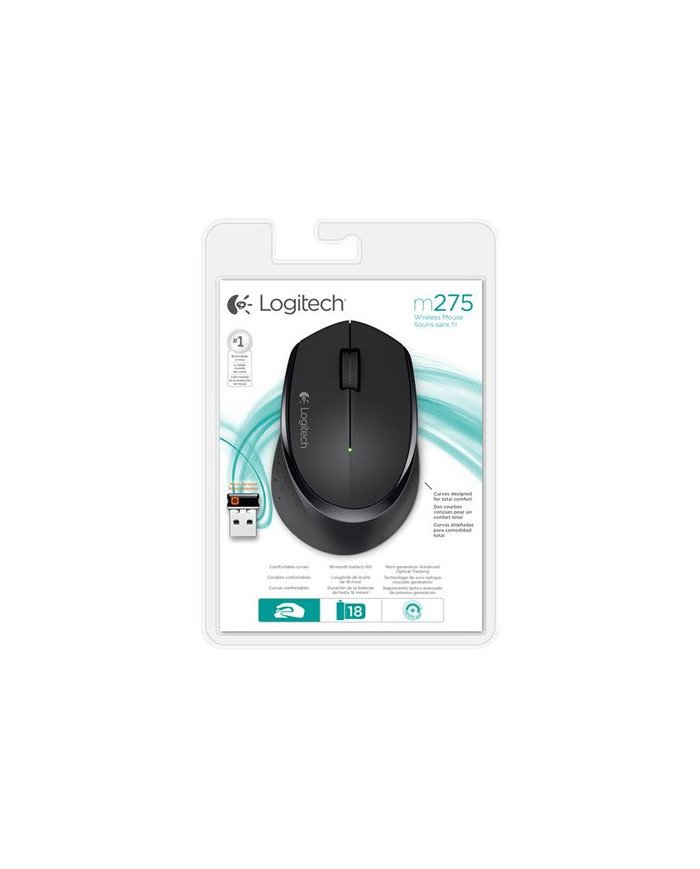 Logitech M280  Mouse  righthanded  optical  3 buttons  wireless 
