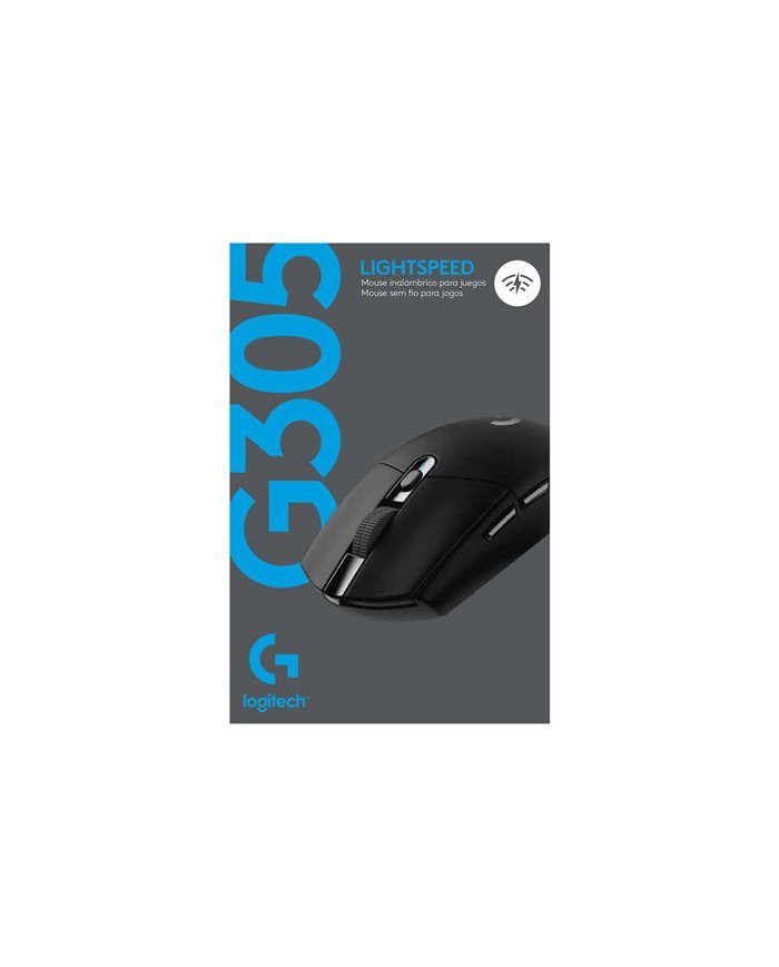 Logitech G G305  Mouse  optical  6 buttons  wireless  LIGHTSPEED 