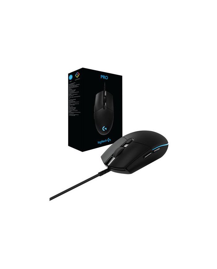 Logitech G Pro Hero  Mouse  optical  6 buttons  wired  USB