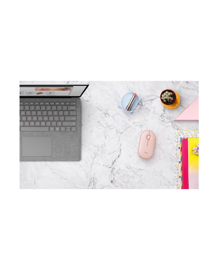 Logitech Pebble M350  Mouse  optical  3 buttons  wireless  Blueto