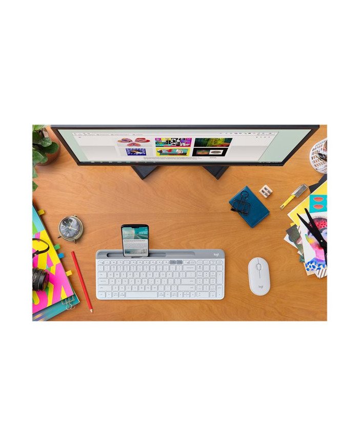 Logitech Pebble M350  Mouse  optical  3 buttons  wireless  Blueto