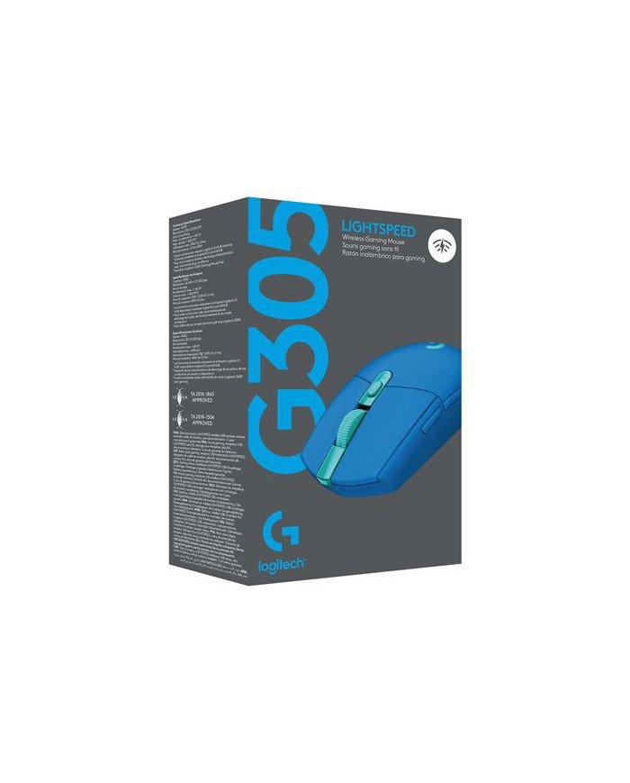 Logitech G G305  Mouse  optical  6 buttons  wireless  LIGHTSPEED 